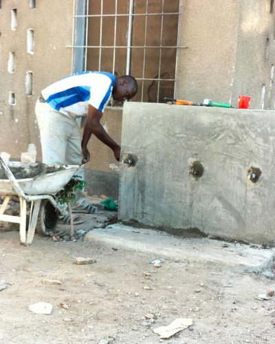 Water taps at Garissa primary